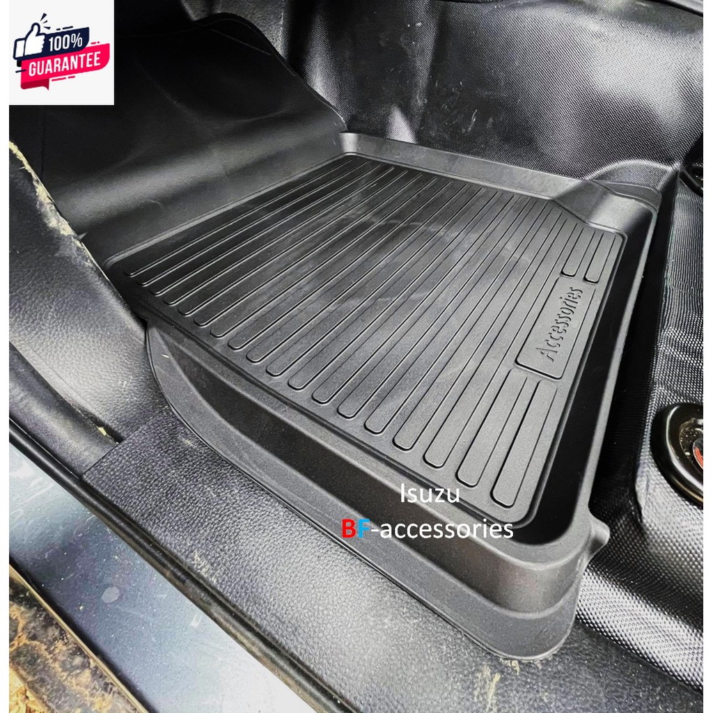 ผ้ายางปูพื้นรถยนต์ ถาดยางปูพื้น พรมปูพื้นรถ ISUZU spark D-MAX ตอนเดียว คู่หน้า DMAX  อีซูซุดีแมคซ์ ส