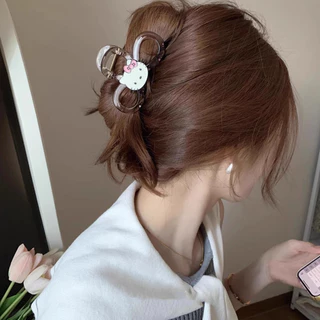 แฟชั่นเกาหลี HelloKitty Bow Hairpin หญิง Ins น่ารักการ์ตูนนักเรียนของขวัญวันเกิด