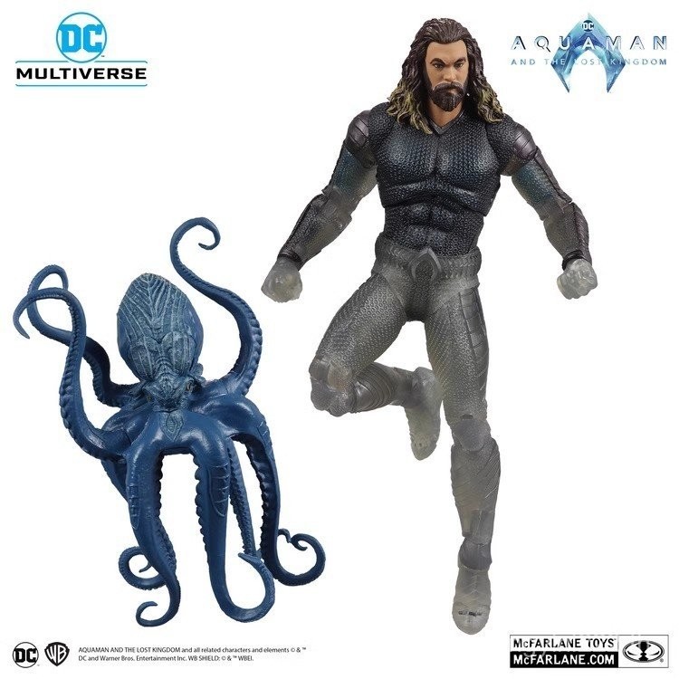 ของในสต็อก จัดส่งทันที McFarlane Aquaman 2 Octopus Topo Lost Kingdom DC โมเดลฟิกเกอร์อย่างเป็นทางการ