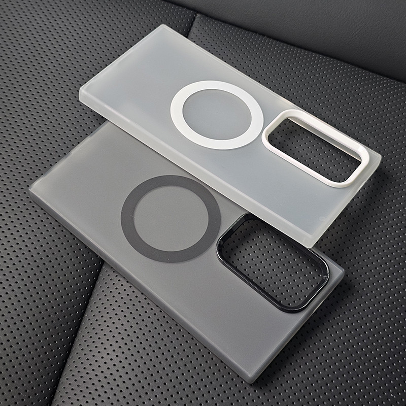SAMSUNG Matte Magnetic Ultraโปร่งใสเคสโทรศัพท์สําหรับSamsung Galaxy A56 A55 A16 A36 A35 A25 S23 S24 