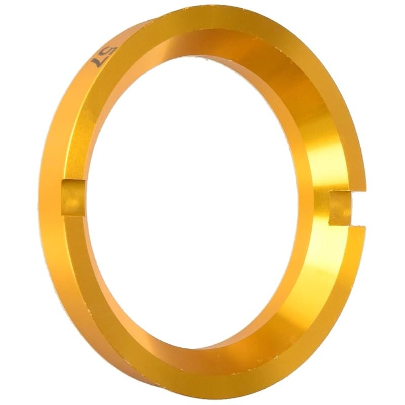 Kyo-Ei Hub Centric Ring 73Mm/57Mm 2-Pack With Lip Aluminium/Gold U7357
