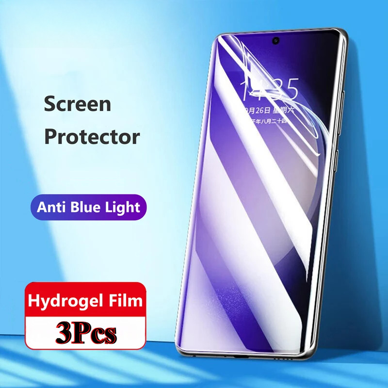 VivoX200 X200Pro X200Ultra X100Ultra 3 ชิ้น 5000D Anti Blue Light Soft Hydrogel ฟิล์มสําหรับ vivo X2