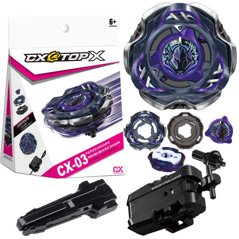 เบย์เบลด x Bey X CX-03 Perseus Dark Bey Xtreme พร้อม Launcher Led Grip ชุดสําหรับ Bey Burst ของเล่นเด็กสําหรับเด็กของขวัญวันเกิด - รูปที่ 5