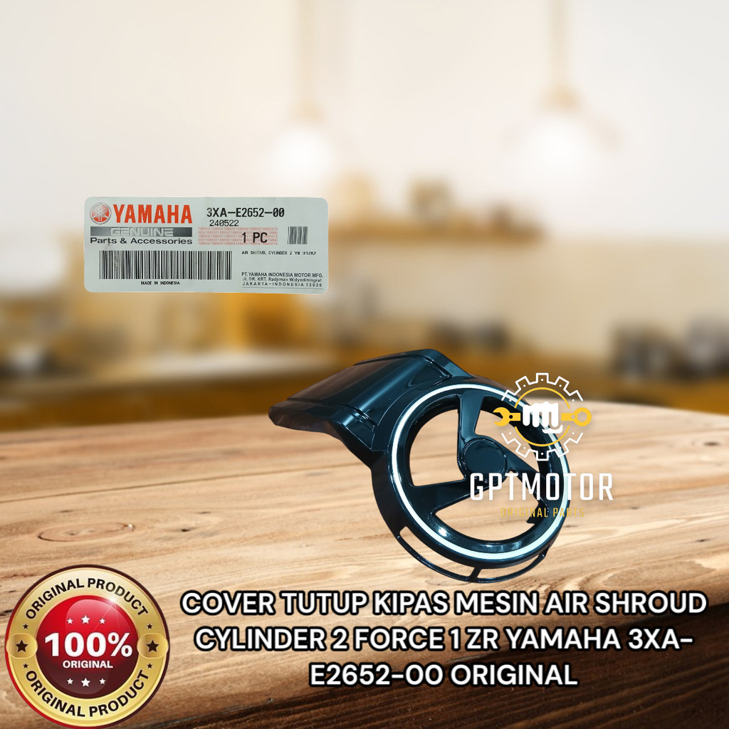 MESIN ฝาครอบพัดลมเครื่องยนต์ AIR SHROUD CYLINDER 2 FORCE 1 ZR YAMAHA 3XA-E2652-00 เดิม