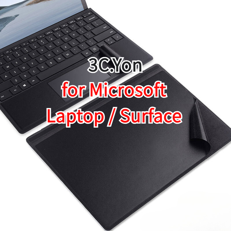 สติกเกอร์คีย์บอร์ดสําหรับ Microsoft Surface Go 3 Go 2 Pro 9 8 7 6 5 4 3 2 X แล็ปท็อป Go Book Black Siver แท็บเล็ตโปร่งใสผิวป้องกันฟิล์ม Protector Anti-scratch กันน้ําการพิมพ์ Anti