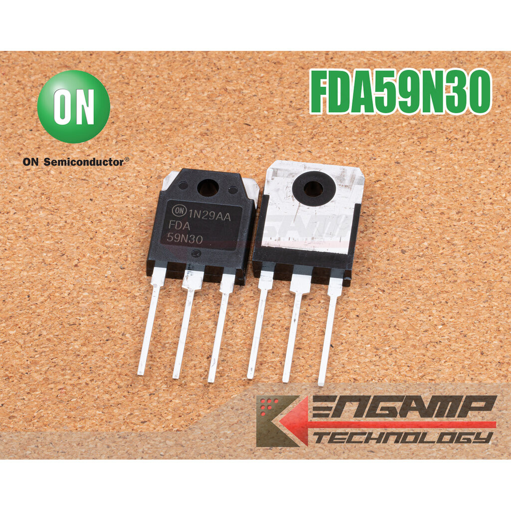(1ตัว) [FET] FDA59N30 Fairchild N-Mosfet 59A 300V 56mR เกรดแท้