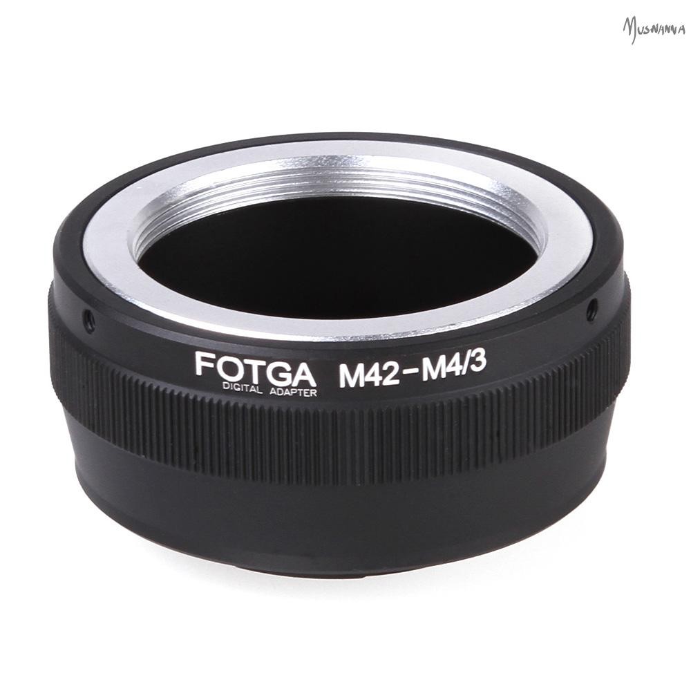 Fotga อะแดปเตอร์แหวนสําหรับ M42 เลนส์ Micro 4/3 Mount กล้อง Olympus Panasonic DSLR เลนส์กล้องอะแดปเตอร์ Muswn-1