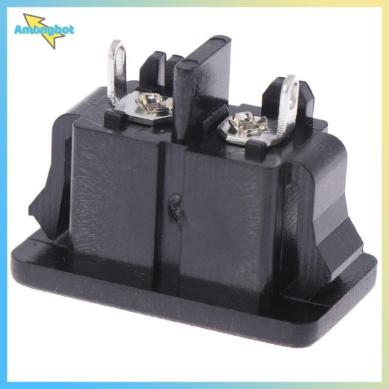 Amonghot> 5 ชิ้นใหม่ AC250V 5A 2Pin AC ปลั๊กไฟ Mount ซ็อกเก็ตหญิงใหม่