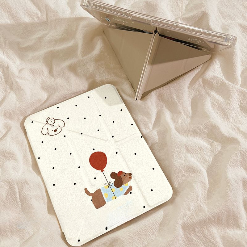 Simple Polka Dot Puppy เคสไอแพด air4 เคส ipad gen9 เคส ipad case ipad gen 10 case ipad air5  case ip