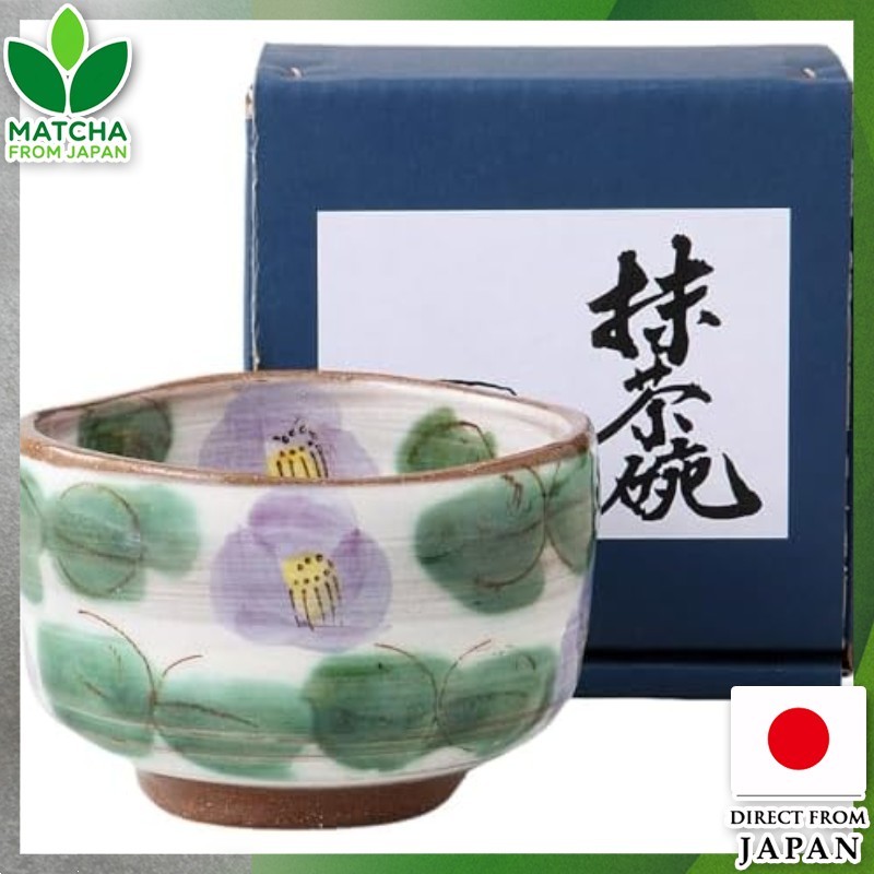 Ale-Net Matcha Bowl ชามชาม Matcha Diameter 11.8 X ความสูง 7.7 ซม. Camellia Matcha Matcha Bowl Cerami