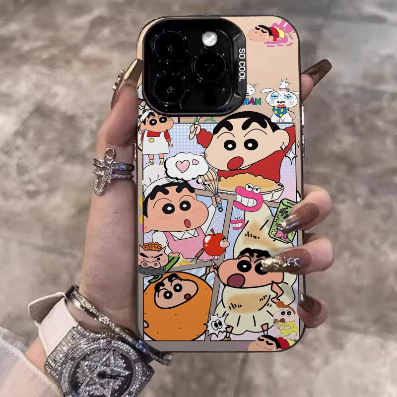 ❤️จัดส่งทันที❤️เคสไอโฟน11 13 14 15 16 Pro Max Funny Crayon Shin-chan fashion Case For iPhone 13PM,16PM,15PM,14PM,12PM