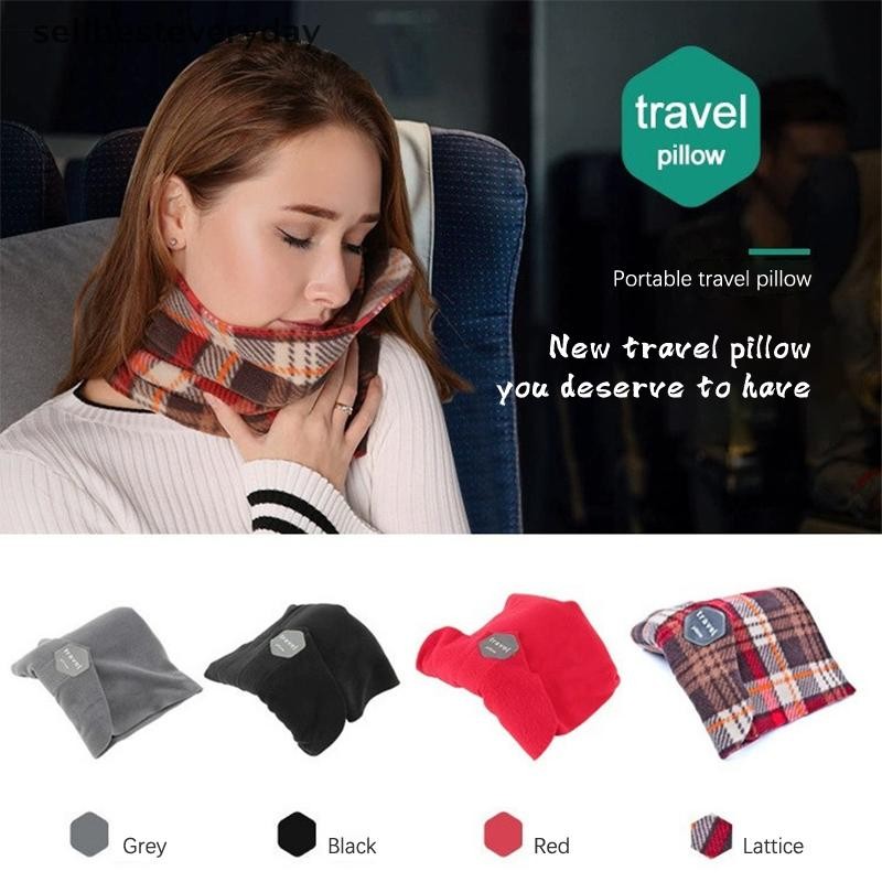 SETH หมอนรองคอนุ่ม VC รูปร่างหมอนป้องกันคอบรรเทาอาการปวดกระดูกแบบพกพา Travel Office Carfy Sleep Headrest Vary