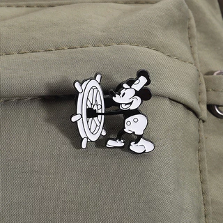 น่ารักตลกมิกกี้เมาส์เคลือบ Pins เข็มกลัดอะนิเมะตัวอักษรเข็มกลัด Pin ป้ายการ์ตูนอุปกรณ์เสริมของขวัญสําหรับเด็ก