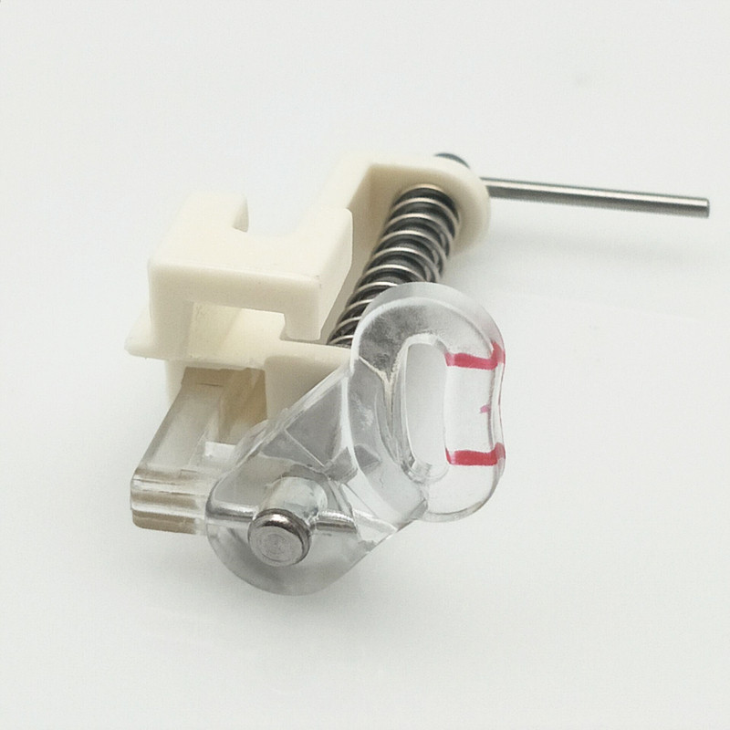 1 PC ครัวเรือนเย็บปักถักร้อยจักรเย็บผ้า Presser เท้าพลาสติกเย็บปักถักร้อย Presser เท้า Universal เย็บปักถักร้อย Presser เท้าฟรี 4021P