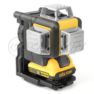DELTON เครื่องวัดระดับเลเซอร์ 3 มิติ 12 แกน 360 องศา แสงสีเขียว รุ่น DXR-12P พร้อม แบตเตอรี่ 2 ก้อน และอุปกรณ์ครบชุด