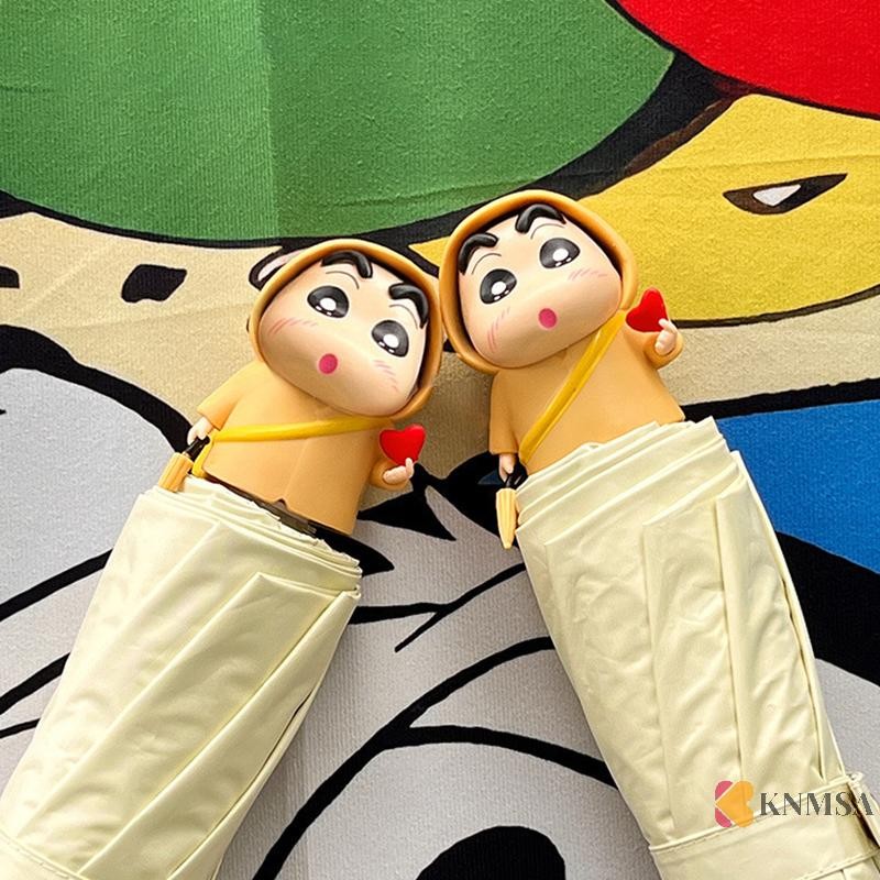 KNMSA] Kawaii Crayon Shin-Chan Shaped ร่มหมวกไม่มีร่มอะนิเมะตกแต่งการ์ตูน Generic ร่มตกแต่งด้านบนปกสนค