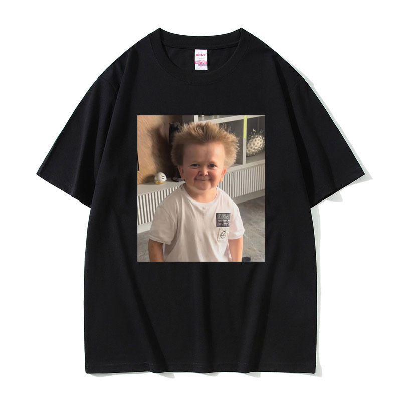 Hasbulla Fighting Meme เสื้อยืด Mini Khaib Blogger กราฟิก Tshirt ผู้ชายผู้หญิงคุณภาพสูงขนาดใหญ่ Tees