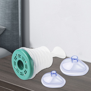 เจบีเอ็มบีเอชซี หน้ากากหายใจแบบพกพาพร้อมหน้ากาก2ชิ้นสําหรับอ…