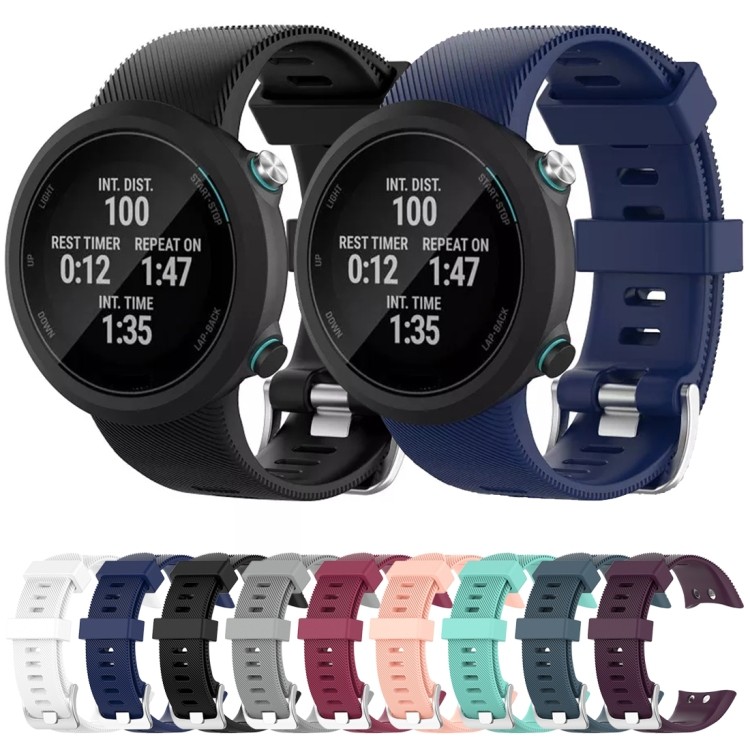 จัดส่งในวันเดียวกัน สําหรับสายนาฬิกาซิลิโคน Garmin Swim 2 (สีขาว)