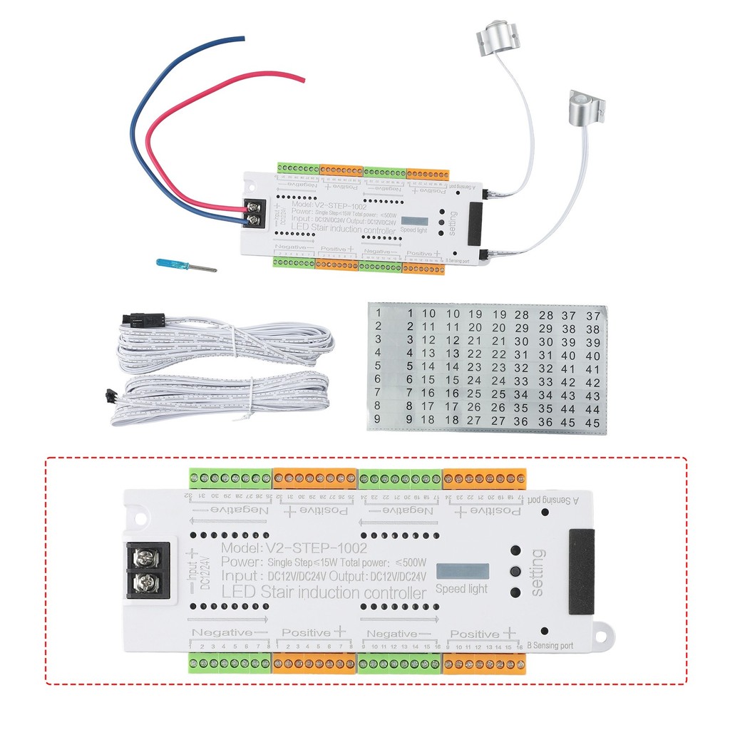 [LVDN] บันไดควบคุมไฟอัตโนมัติ ระบบเซนเซอร์ตรวจจับการเคลื่อนไหว