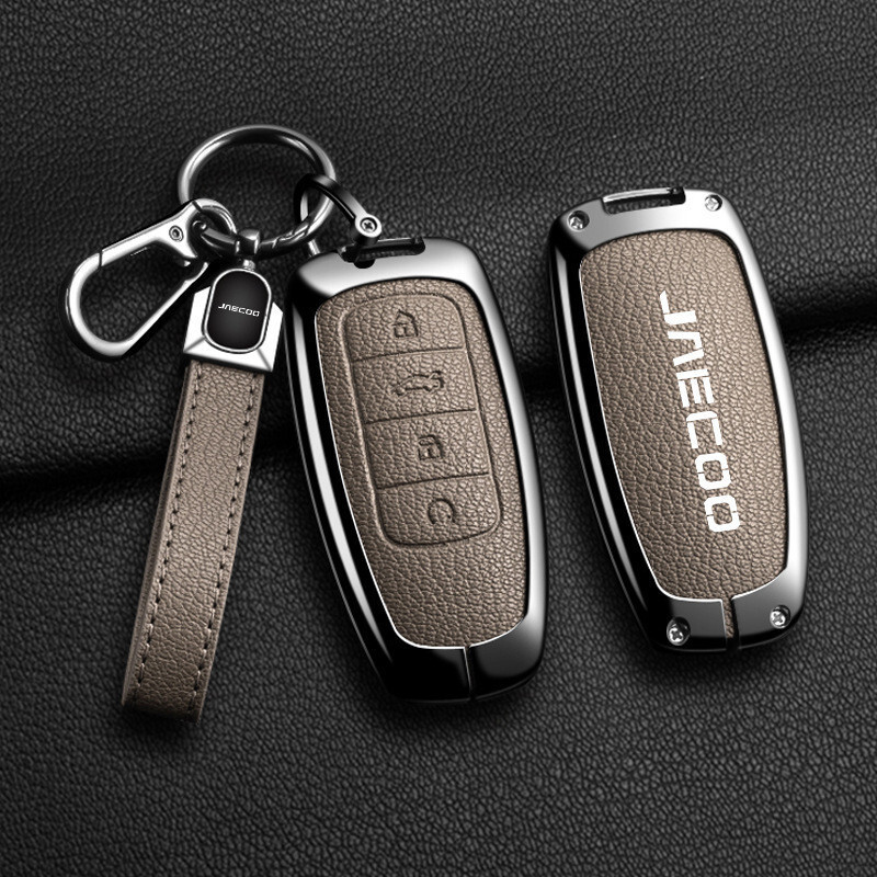 JAECOO เคสกุญแจ CHERY tiggo 8 pro omoda 5 jaecoo j7 Tiggo7 กระเป๋ากุญแจรถหัวเข็มขัด