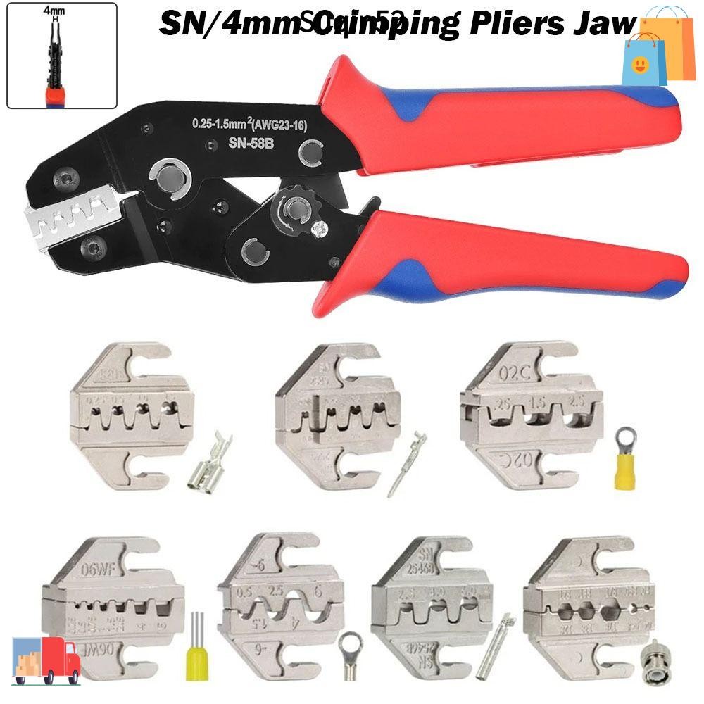SUQIN52 SN Crimping คีม Jaw, SN-2546B 02C กว้าง 4 มม. Crimping คีมขากรรไกร,โลหะผสม 06WF 2549 03H 48B