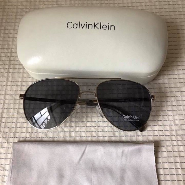 ของแท้!!Calvin Klein Sunglasses ทรง aviator ของแท้ มือหนึ่ง