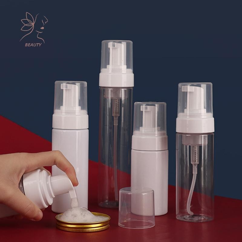 [maybeauty] 100/120/150/200/250ml โลชั่นโฟมปั๊มขวดเครื่องจ่ายที่ว่างเปล่ารีฟิลสําหรับสบู่มือแชมพูน้ํายาทําความสะอาดคอนเทนเนอร์หม้อเดินทาง {TH}