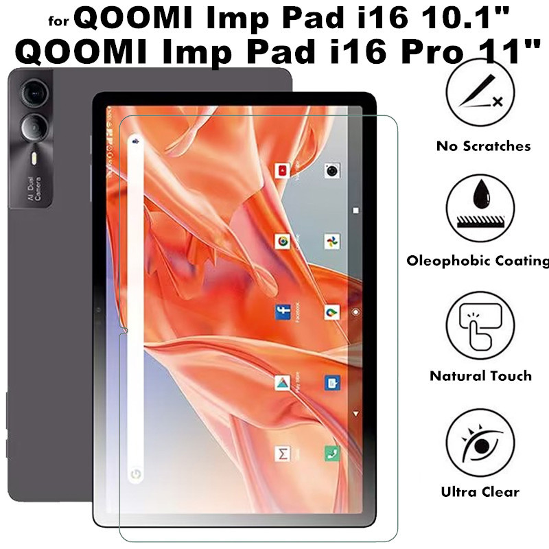 for QOOMI Imp Pad i16 10.1 Inch Screen Protector Anti-Scratch Tablet Tempered Glass Film for QOOMI I