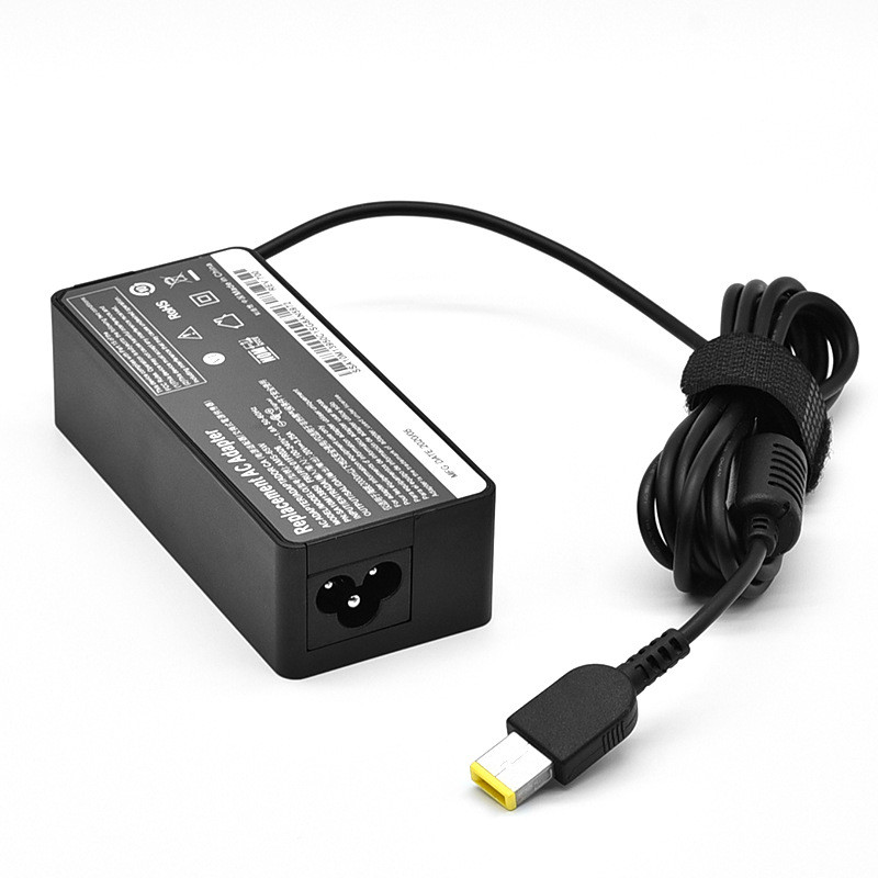 65W แล็ปท็อป Transformer Square ปากเหมาะสําหรับ Lenovo ThinkPad G400S G500S X270 T470 แล็ปท็อป 20V3.