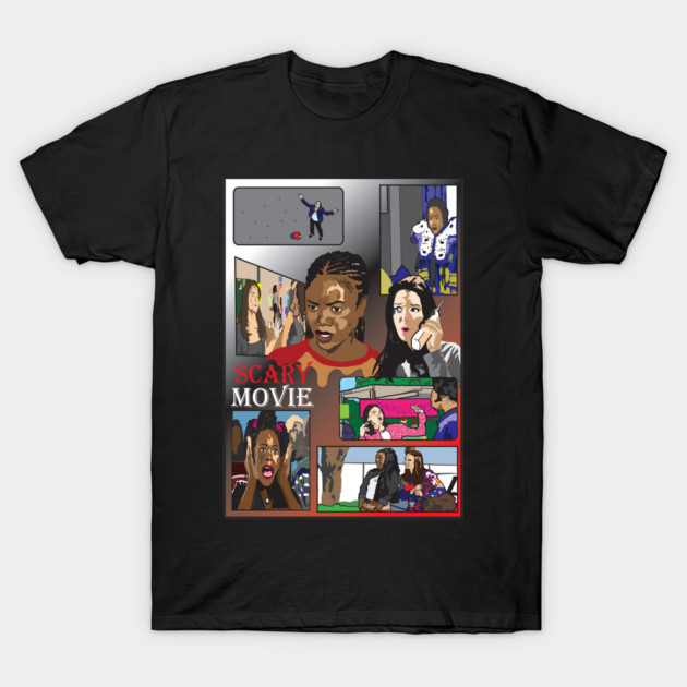 เสื้อยืด Vintage What's your favorite Scary Movie? T-Shirt แท้ Cotton 100% y2k แขนสั้น  ผ้านุ่ม