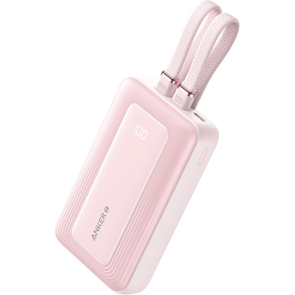Anker Zolo Power Bank 10000mAh/20000mAh 30W Max Fast Portable Charger พร้อมสายเคเบิล 2 ในตัว