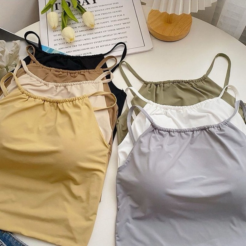 Tanktop Bra Strap - Last Premium Tanktop Cup Bra - สายสปาเก็ตตี้ Tanktop