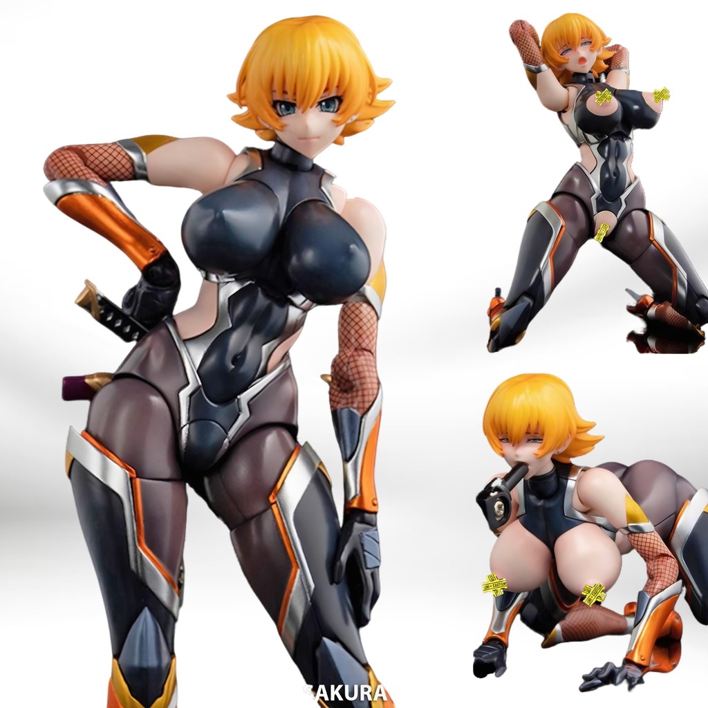 [พร้อมส่ง]  ฟิกม่า Action Taimanin Yukikaze Asagi Murasaki ไทมะนิน ยูคิคาเซ่ อาซากิ Sakura Igawa ซาก