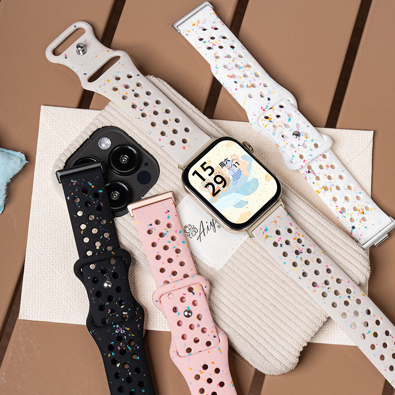 สายรัดซิลิโคนระบายอากาศสําหรับ Huawei Watch fit 3 fit 4 4 Pro สร้อยข้อมือทดแทน Huawei fit 3 fit 2 Huawei Watch fit รุ่นพิเศษอุปกรณ์เสริมสายนาฬิกาอัจฉริยะ