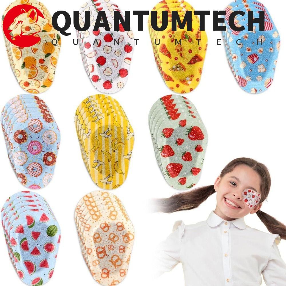 Quantumtech 20 ชิ้นแผ่นแปะตาเดี่ยวสําหรับเด็ก, Supple Vision Care เด็ก Amblyopia Eye Patch, การแก้ไขสายตาเอียงสบายสีทึบ Eye Patch Eye Care