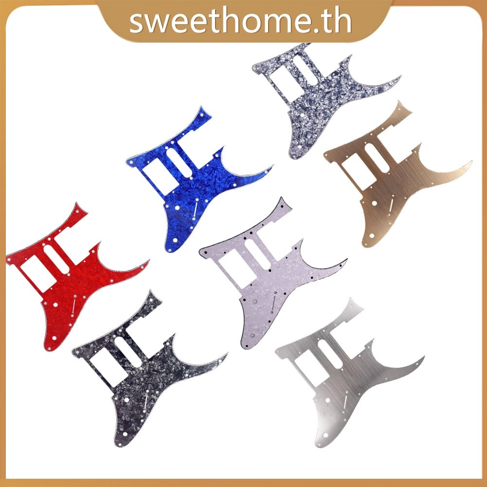 <SWHOME> 7 V กีตาร์ไฟฟ้า Pickguard Pickup HSH Humbucker เปลี่ยนแผ่นรอยขีดข่วน <OCTOBER>
