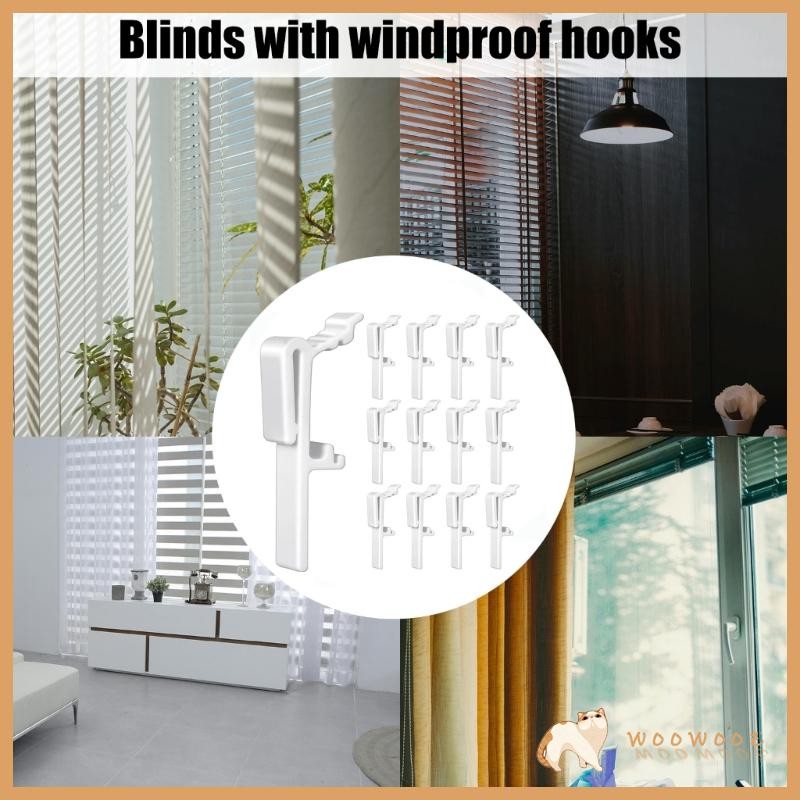 Woow อเนกประสงค์ Valance คลิปสําหรับแนวตั้งผ้าม่านฝุ่น Valance Clamp Hook