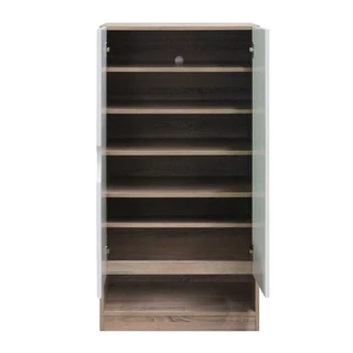 Koncept Furniture ตู้รองเท้า รุ่น Preem สีไม้อ่อน (60x40x120 ซม.) แบรนด์ KONCEPT FURNITURE