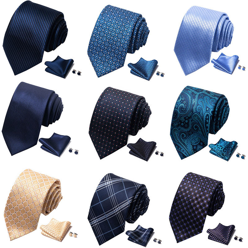 จีเอชแอล❤️หรูหรา High-End พร้อมสต็อกผู้ชายผู้หญิง Tie ชุด High-Density 1200-เข็มอย่างเป็นทางการธุรกิจ Tie ชุด Bow Tie Dinner Party Commuter ของขวัญสําหรับแฟน
