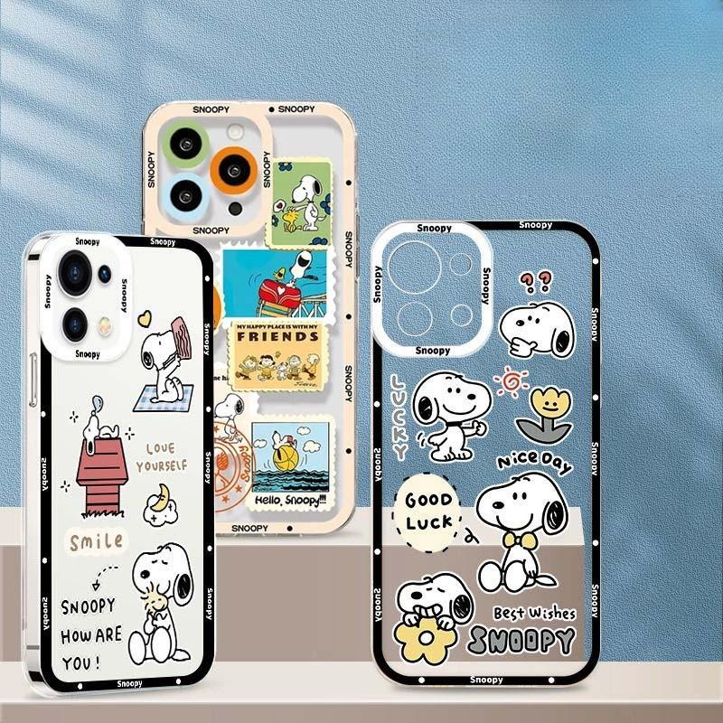 Yเคสใสลายการ์ตูนสนูปี้สำหรับ Huawei Honor 90 Lite X9A 5G X9B X8B X7B Y9นายก2019 nova 3i 5T 9 SE P40 
