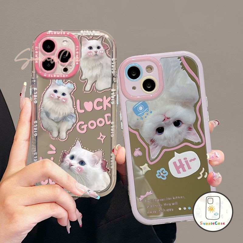 เคสโทรศัพท์ เคส IPhone 11 12 16 14 15 13 Pro Max 8 7 Plus X XS XR Max SE 2020 น่ารัก คิตตี้ โชค เคสคู่รัก แฟชั่น เคส