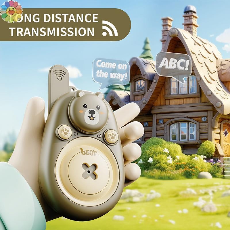 Gogo Christmas Gift เครื่องส่งรับวิทยุสําหรับเด็ก เพจเจอร์ส่งสัญญาณไร้สายทางไกล Outdoor Talk ของเล่นการ์ตูน TH