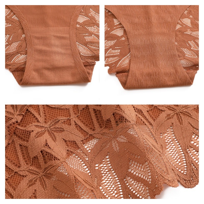 Allofme ผู้หญิงกางเกงชั้นในลูกไม้เซ็กซี่ต่ําเอวชุดชั้นในไม่มีรอยต่อและ Traceless ชุดชั้นใน - รูปที่ 2