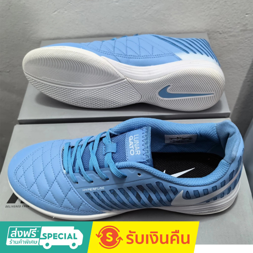Lunar Gato II IC 39-45 football shoes outdoor knitted futsal shoes non-slip and wear-resistant football shoes QIGV