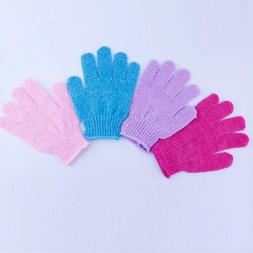 [risingmeup] 1pc Bath Glove Shower Scrub ขัดหลังขัดผิวถุงมือฟองน้ํานวดตัว