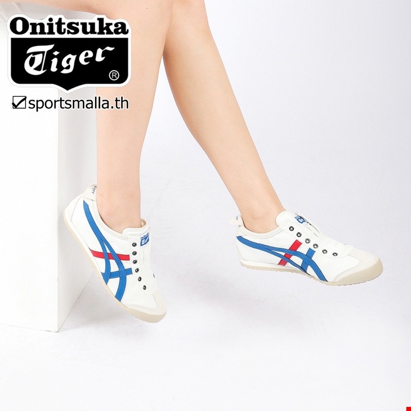 Onitsuka Mexico 66 รองเท้ากีฬาผู้ชายผู้หญิงรองเท้าวิ่งสีดํา (จัดส่งฟรี) D3K0N-0143