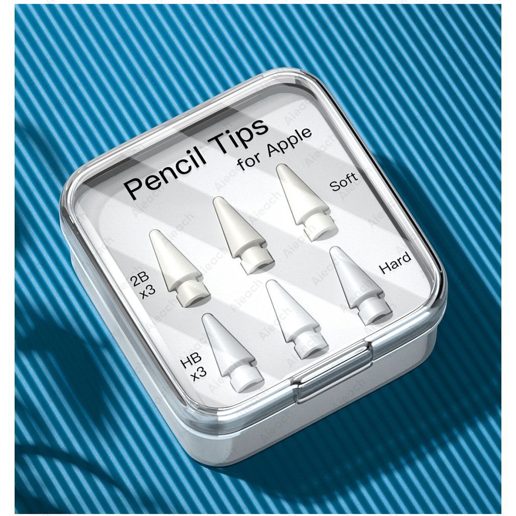 เคล็ดลับดินสอสําหรับ Apple Pencil 1st 2nd Generation Double Layer 2B & HB & Thin Tip สําหรับ Apple P