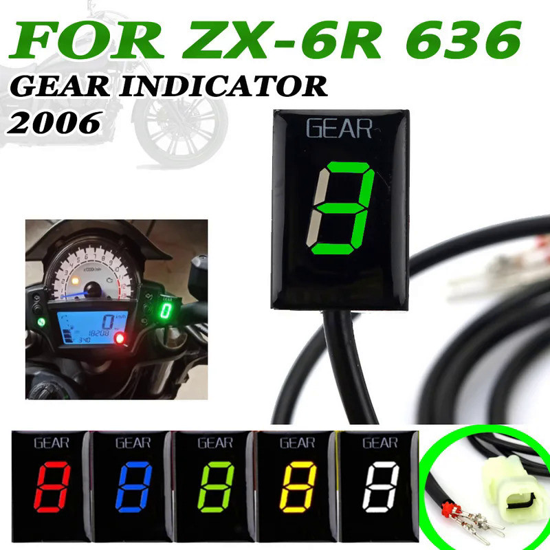Mo  For Kawasaki ZX-6R 636 ZX6R ZX6R 2006 EFI ZX10r ZX 10r 2009 Motorcycle Accessories LED 1-6 Gear 