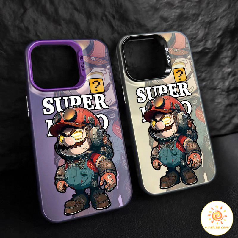 🔥GOOD🔥เคส iPhone ลาย Super Mario 01 สุดเก๋สุดอินเทรนด์ OPPO A31A8 A58 A98 A17 A15 A15S A38 A58 A78 A